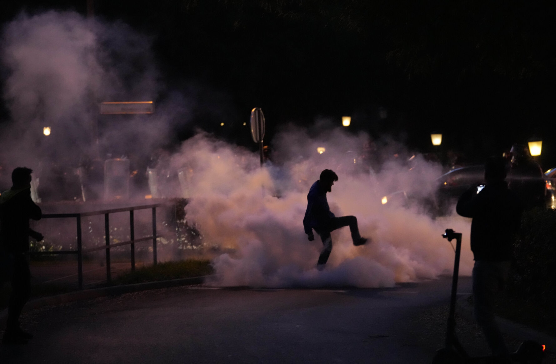 APTOPIX Virus Outbreak Slovenia Protest